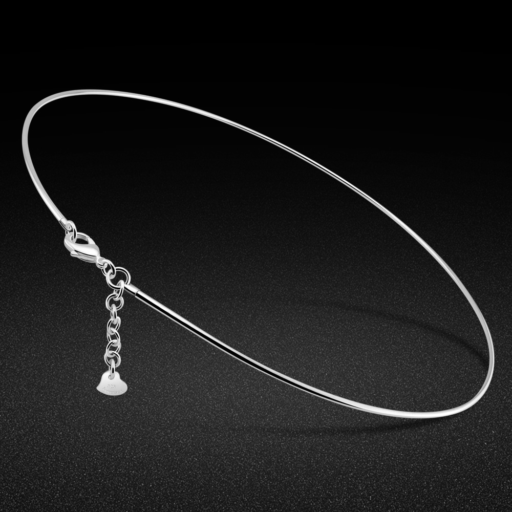 925 Sterling Silver Chain Necklace Men - Kpop 925 เงินสเตอร์ลิงสร้อยคอChokerสร้อยคอสร้อยคอสําหรับหญิงชายUnisex Punkสร้อยคอGrungeเครื่องประดับ