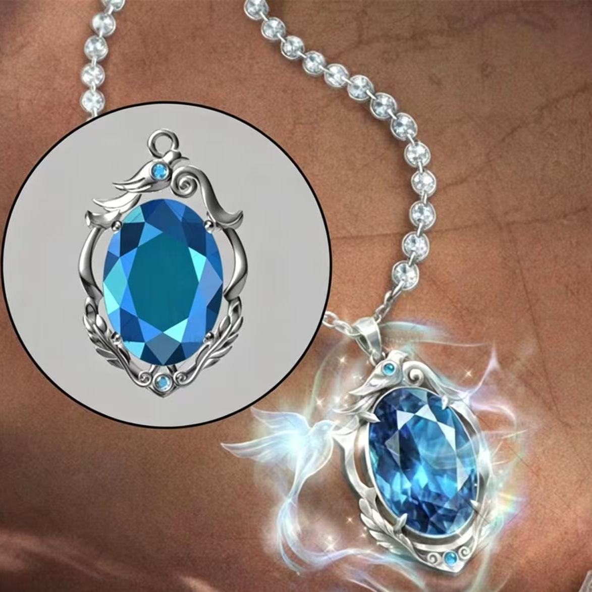 Anime Pendant Necklace - Identity Ⅴ สร้อยคอแฟชั่นอนิเมะ จี้คอสเพลย์ สร้อยคอเครื่องประดับคอสเพลย์ฮาโลวีน ของที่ระลึก