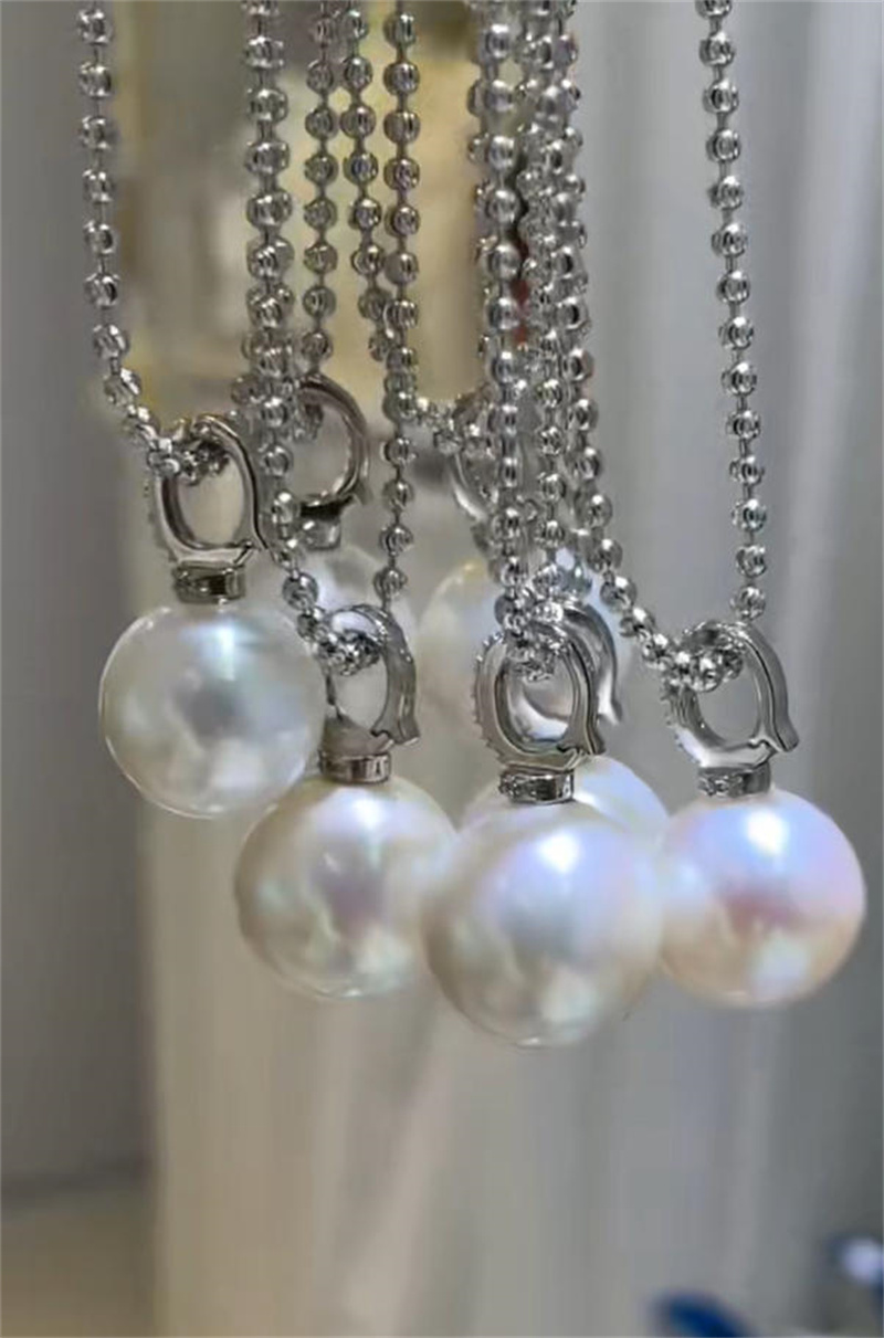 Pearl Choker Necklace Vintage - สร้อยคอไข่มุกสีขาวธรรมชาติสุดคลาสสิกและสง่างามสำหรับผู้หญิงผู้ชาย งานแต่งงาน งานเลี้ยง สร้อยคอประดับลูกปัดเอดิสัน ของขวัญสำหรับงานปาร์ตี้