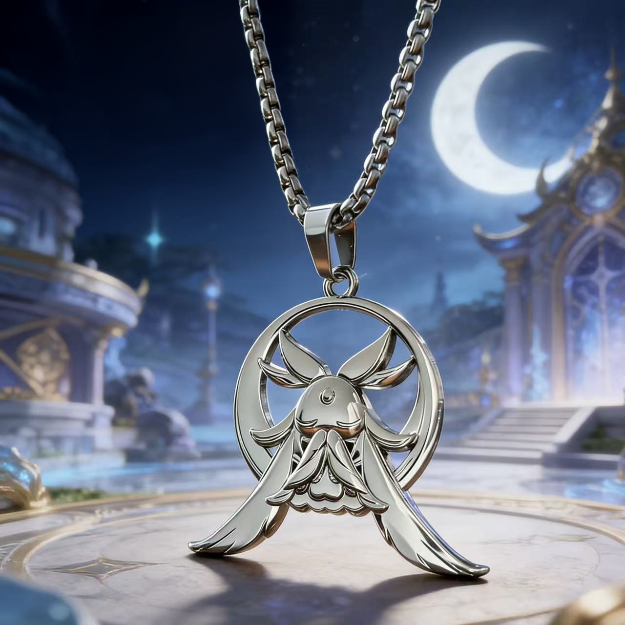 Anime Pendant Necklace - เกมเก็นชิน อิมแพ็ค โคลัมบินา คูเฮนกิจี้สร้อยคอคอสเพลย์อุปกรณ์ประกอบฉากฮาโลวีนเครื่องแต่งกายอุปกรณ์เสริมของขวัญของขวัญวันเกิด