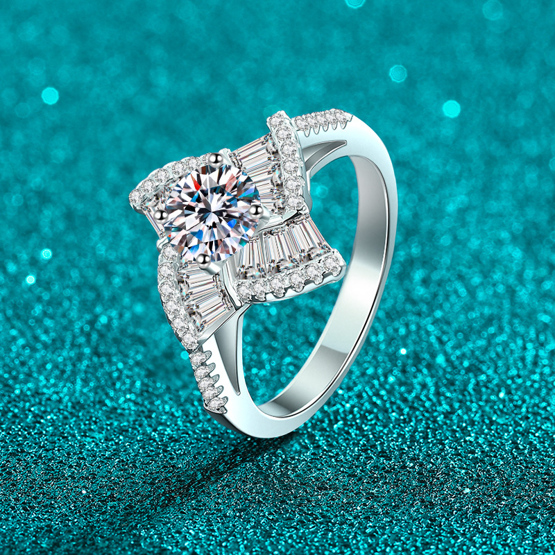 แหวนมอยซาไนต์ Apaison Sparklin - Moissanite Engagement Ring 1 Carat บทวิจารณ์และราคา