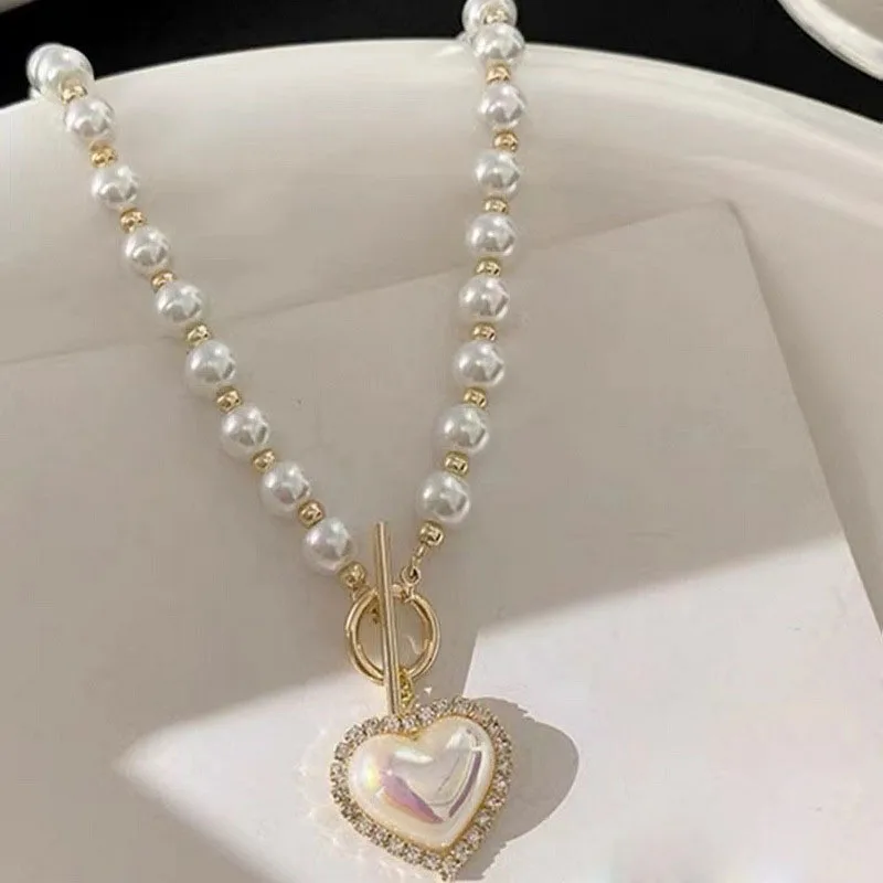 สร้อยคอไข่มุกเทียมวินเทจแบบใหม - Pearl Choker Necklace Vintage บทวิจารณ์และราคา