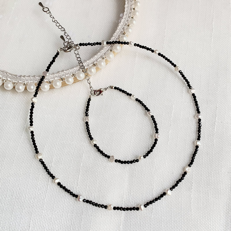 แฟชั่น Healing เครื่องประดับ 2 - Pearl Choker Necklace Vintage บทวิจารณ์และราคา