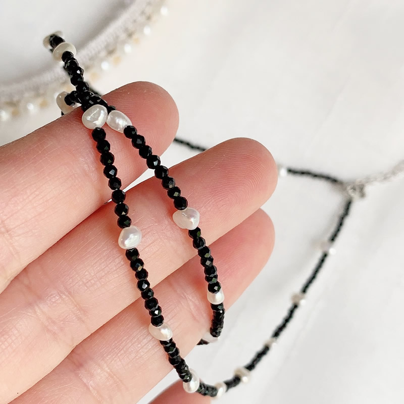 แฟชั่น Healing เครื่องประดับ 2 - Pearl Choker Necklace Vintage บทวิจารณ์และราคา