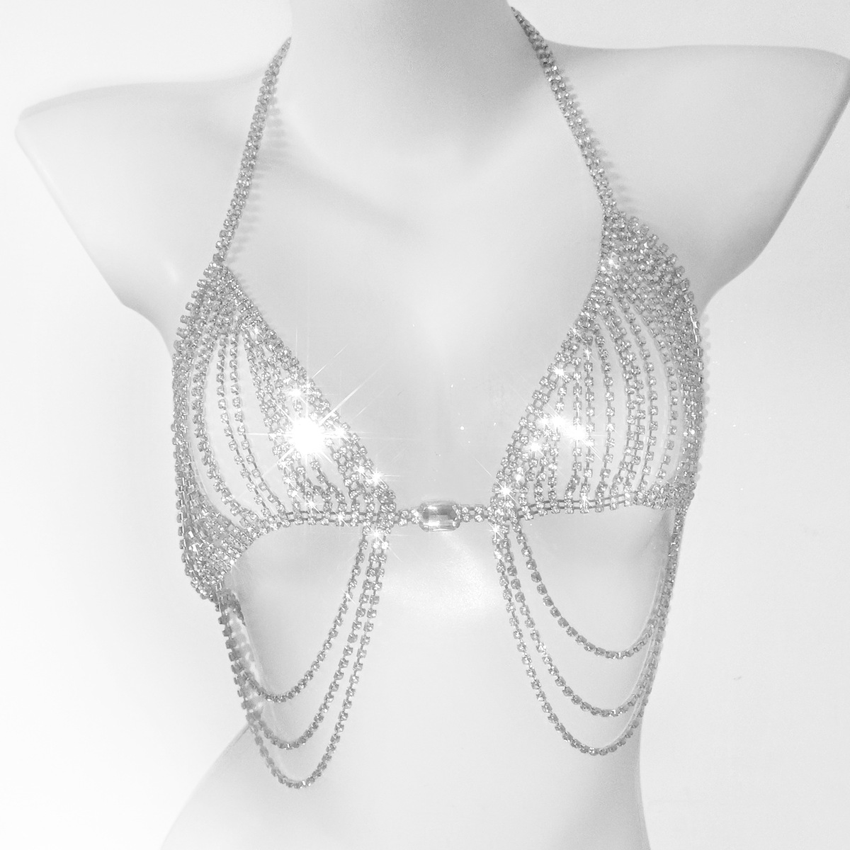 ชุดบรามีพู่ห้อยเซ็กซี่ประดับพล - Body Jewelry บทวิจารณ์และราคา