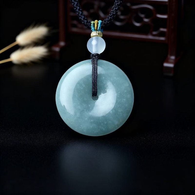 จี้หยกแท้รูปโดนัท ปิงอัน น็อต  - Necklaces บทวิจารณ์และราคา