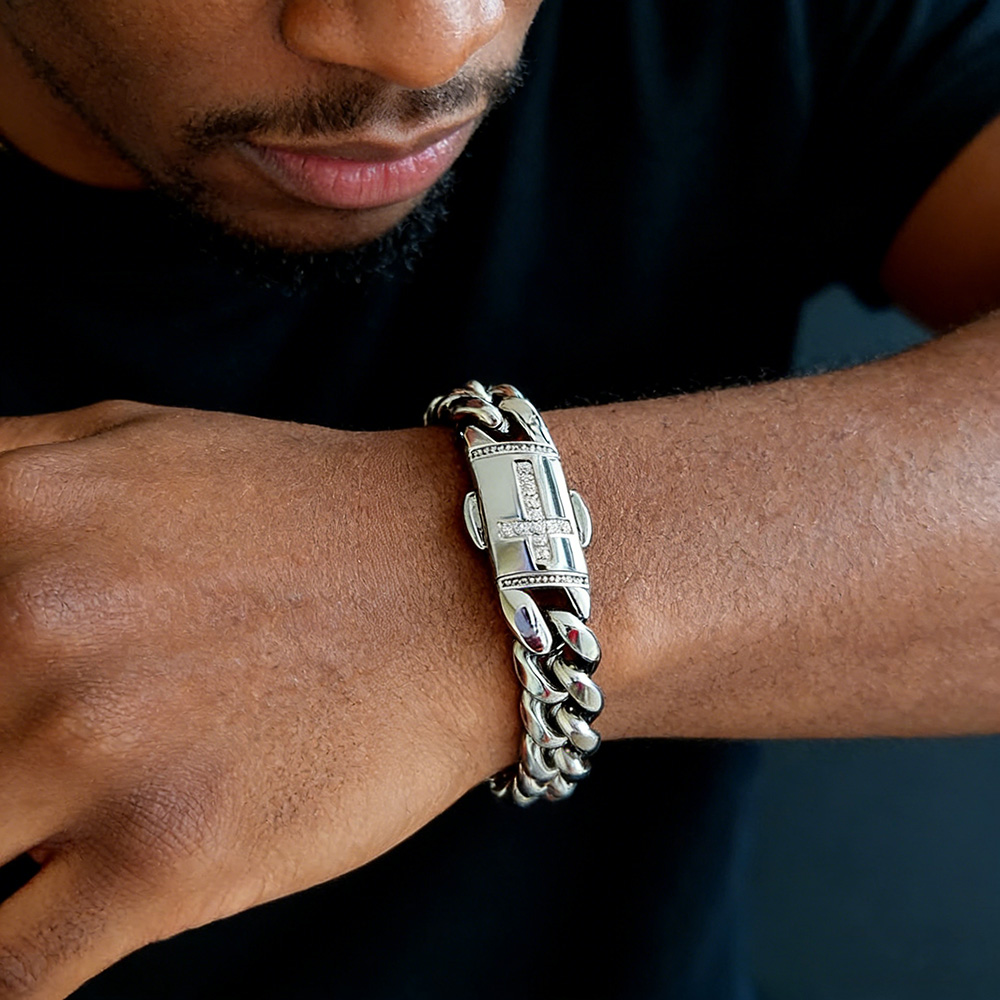 ESKEEM ขายส่ง สร้อยคิวบาลิงค์ข - Cuban Link Chain 12Mm บทวิจารณ์และราคา
