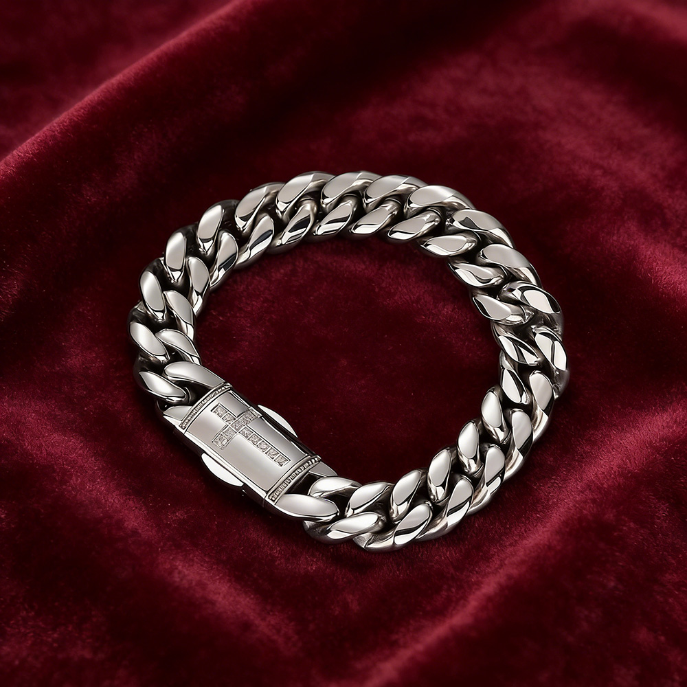 ESKEEM ขายส่ง สร้อยคิวบาลิงค์ข - Cuban Link Chain 12Mm บทวิจารณ์และราคา