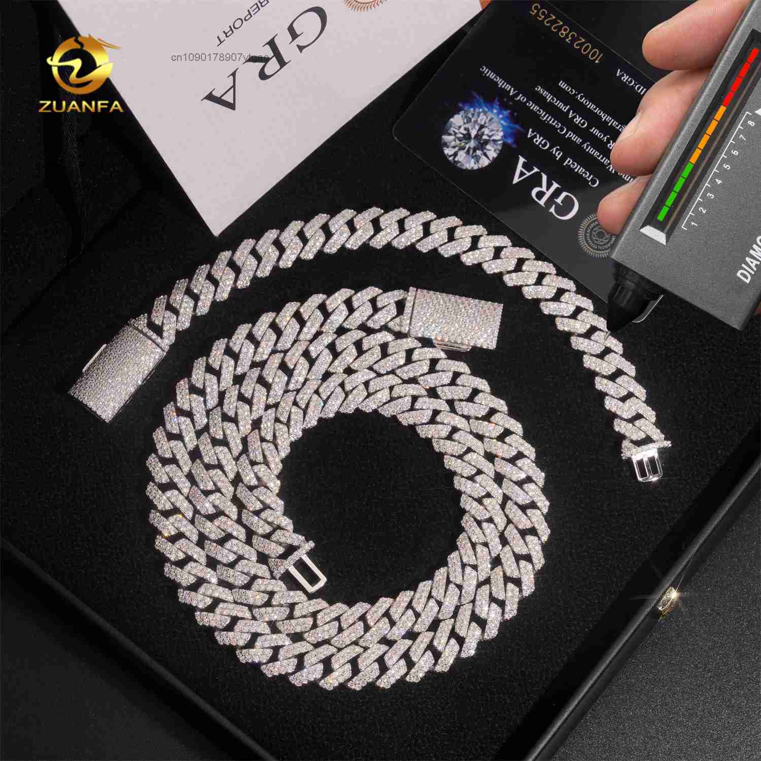 พร้อมส่ง สร้อยคิวบันลิงค์ 2 แถ - Cuban Link Chain 12Mm บทวิจารณ์และราคา