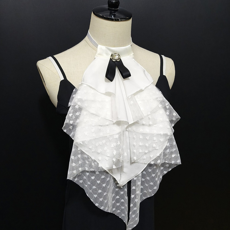 ปกเสื้อปลอมแบบถอดได้ ลายลูกไม้ - Necklaces บทวิจารณ์และราคา
