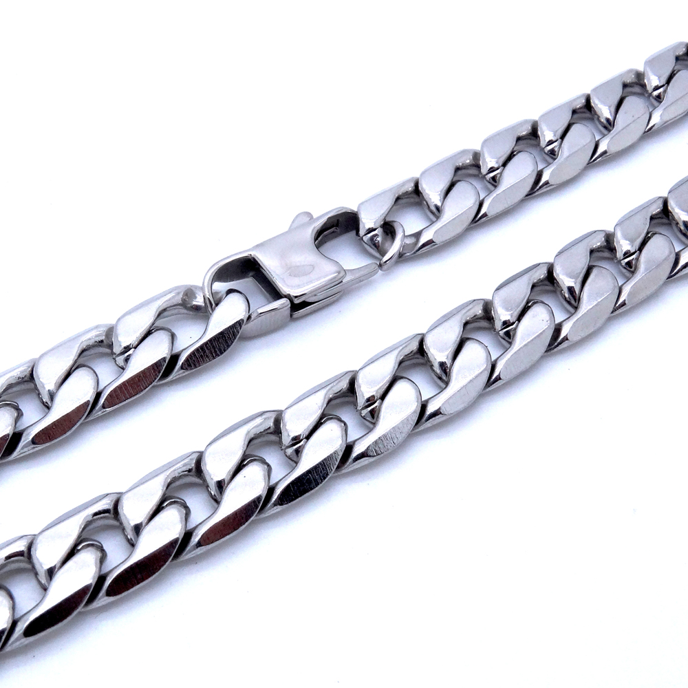 สร้อยคอผู้ชาย ทำจากสแตนเลสสตีล - Cuban Link Chain 12Mm บทวิจารณ์และราคา