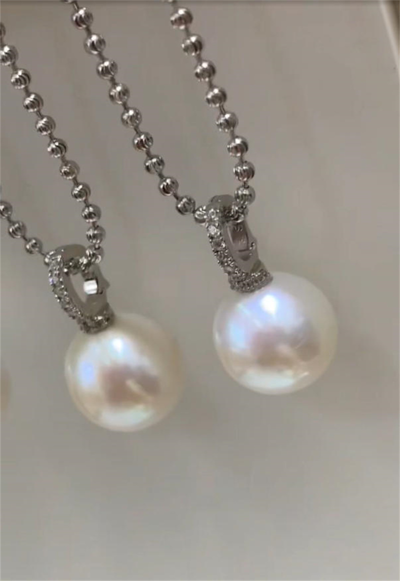 สร้อยคอไข่มุกสีขาวธรรมชาติสุดค - Pearl Choker Necklace Vintage บทวิจารณ์และราคา