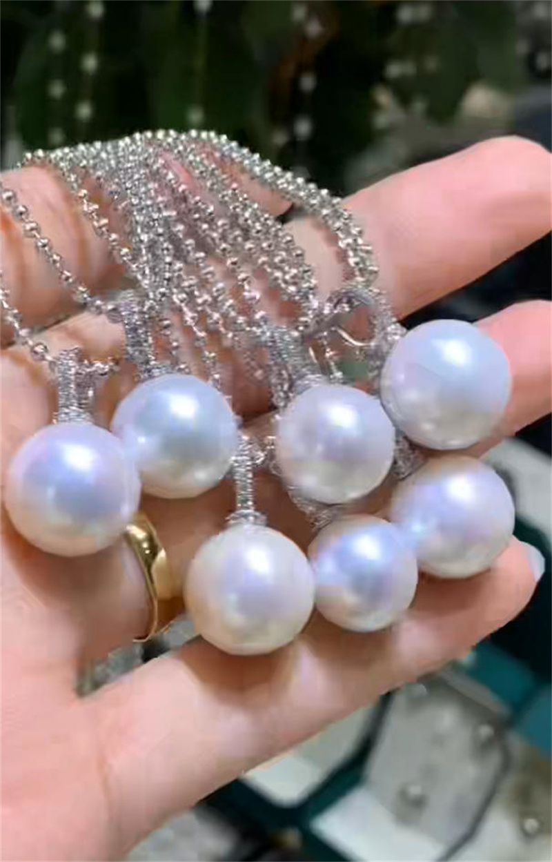 สร้อยคอไข่มุกสีขาวธรรมชาติสุดค - Pearl Choker Necklace Vintage บทวิจารณ์และราคา