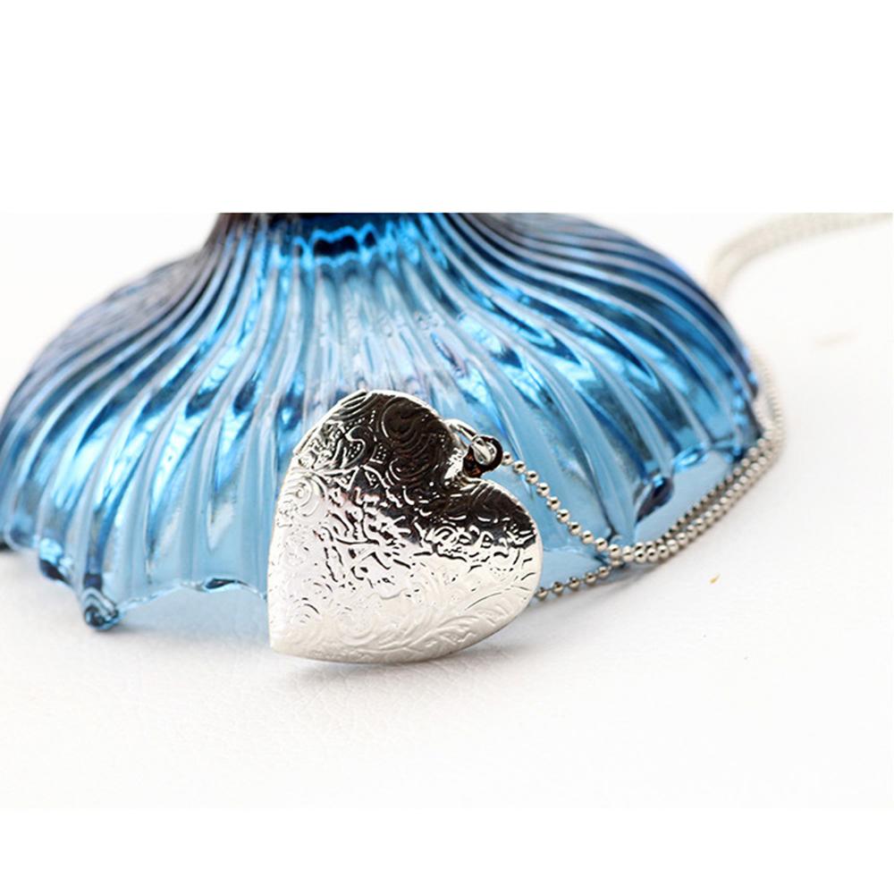 สร้อยคอจี้รูปหัวใจทำจากโลหะผสม - Heart Locket Necklace Photo บทวิจารณ์และราคา