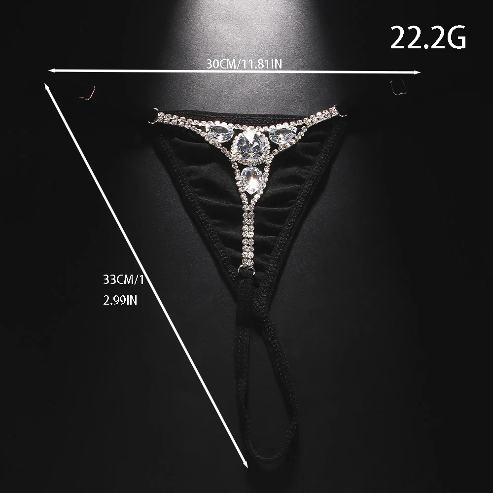 บิกินีสายหนังประดับพลอยเทียมทร - Body Jewelry บทวิจารณ์และราคา