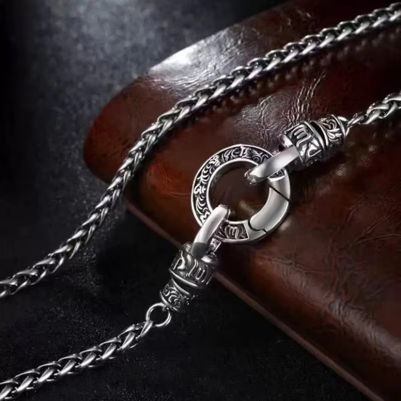 สร้อยคอเงินแท้ 925 ดีไซน์ใหม่  - 925 Sterling Silver Chain Necklace Men บทวิจารณ์และราคา